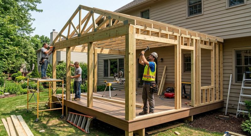 Deck Enclosure Installation in Charlotte, NC