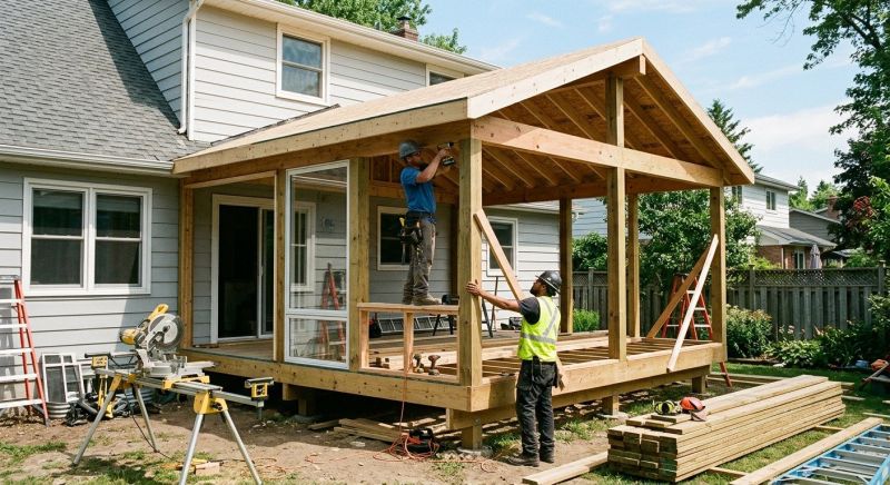 Enclosed Deck Installation in Asheville, NC