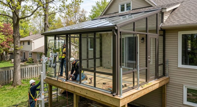 Enclosed Deck Installation in Dallas, TX