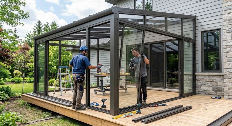 Enclosed Deck Installation in Dallas, TX