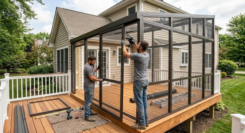 Enclosed Deck Installation in Chattanooga, TN