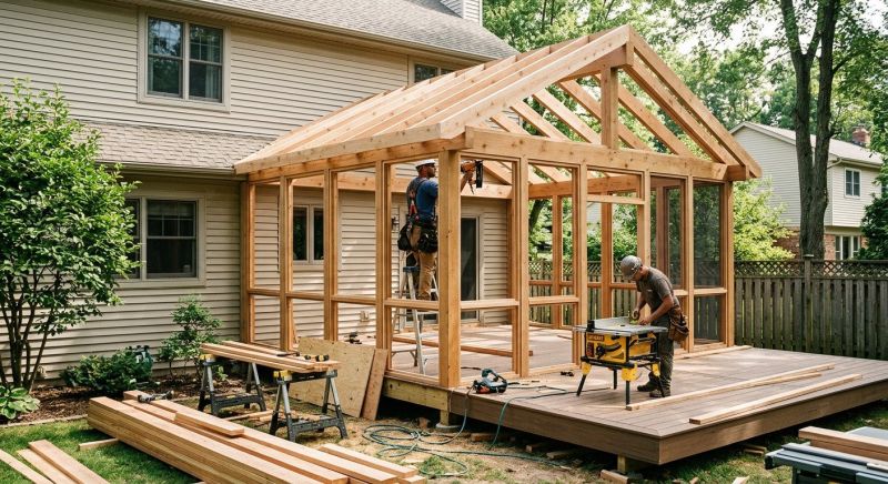 Enclosed Deck Installation in Seattle, WA