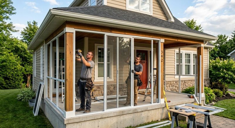 Enclosed Porch Construction in Chattanooga, TN