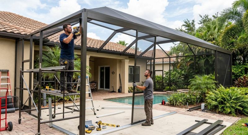 Lanai Enclosure Installation in Cincinnati, OH