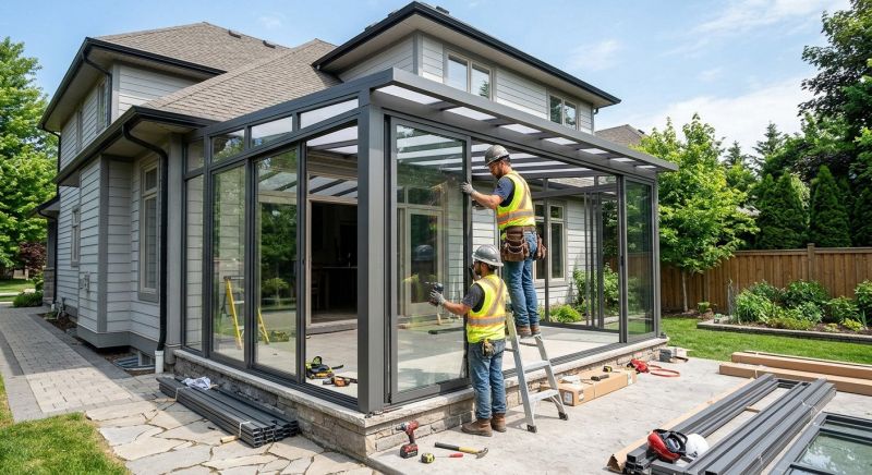 Patio Enclosure Installation in Longmont, CO