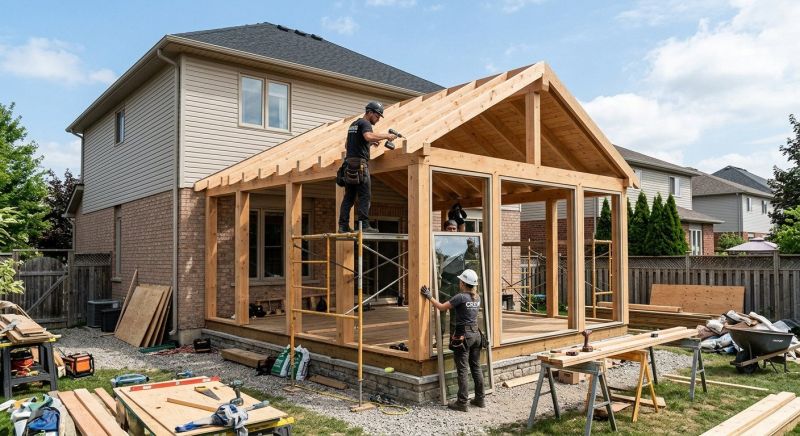 Sunroom Addition Construction in Dallas, TX