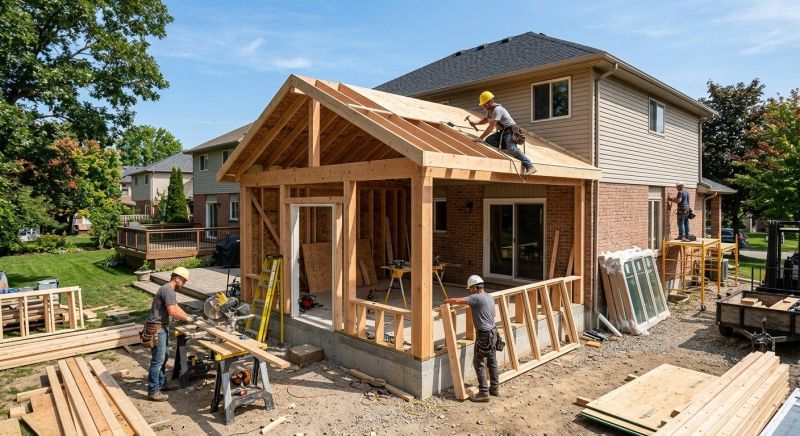 Sunroom Addition Construction in Longmont, CO
