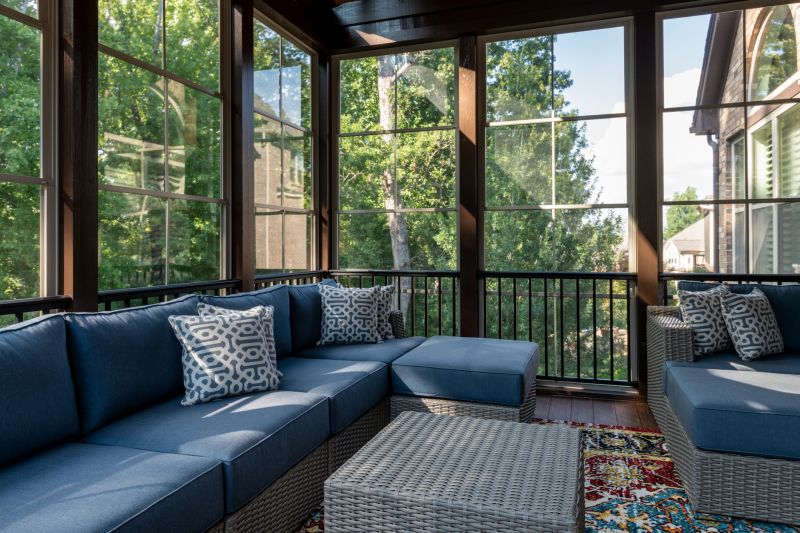 Decorated Sunroom