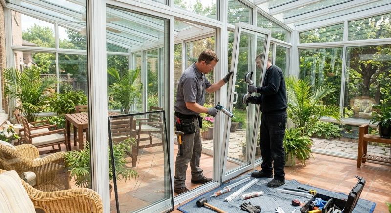 Sunroom Glass Repair in Austin, TX