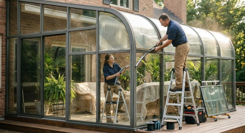Sunroom Glass Repair in Cincinnati, OH