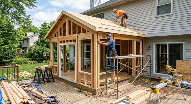 Three Season Room Installation in Knoxville, TN