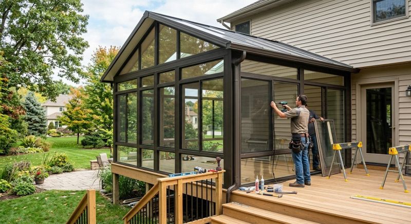 Four Season Room Installation in Knoxville, TN
